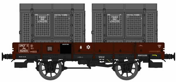 REE Modeles WB-415 - PLAT Wagon OCEM 19 OCEM